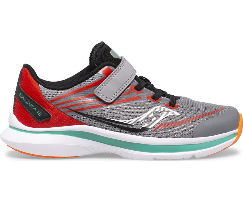 Saucony Kinvara 12 A/C Kids' Sneakers Grey / Orange | AU 817AHKP